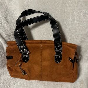 SJB Suede Purse w Key Chain